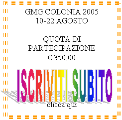 ISCRIVITI SUBITO